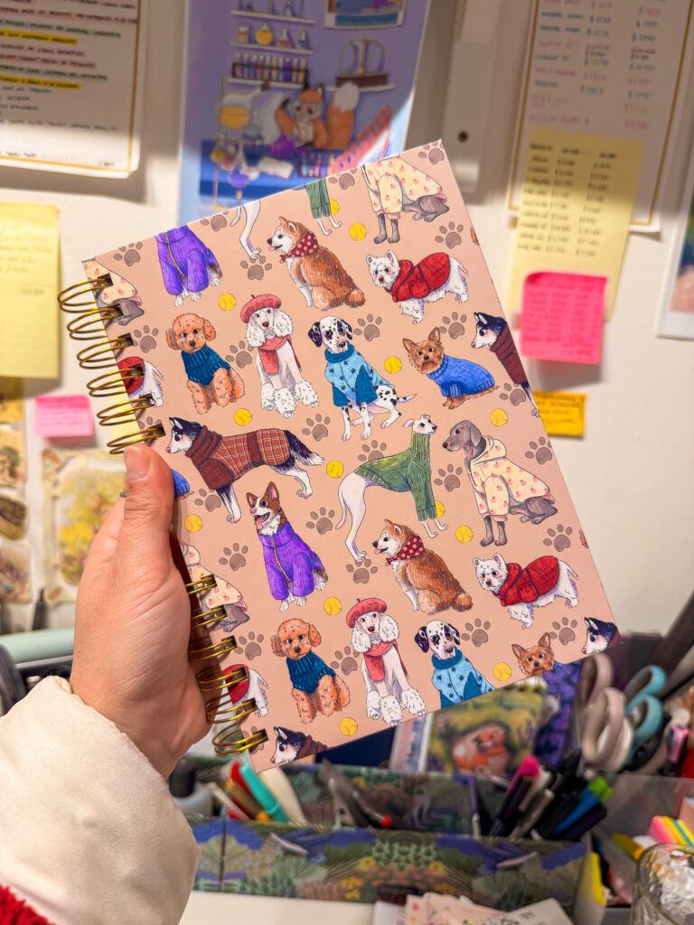 LIBRETA PERRITOS INVERNALES