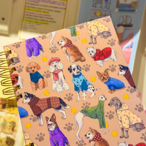 LIBRETA PERRITOS INVERNALES - Imagen 1